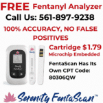 Fentanyl Cartridge, FentaScan, FDA Approved & CLIA Waived