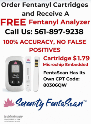 Fentanyl Cartridge, FentaScan, FDA Approved & CLIA Waived